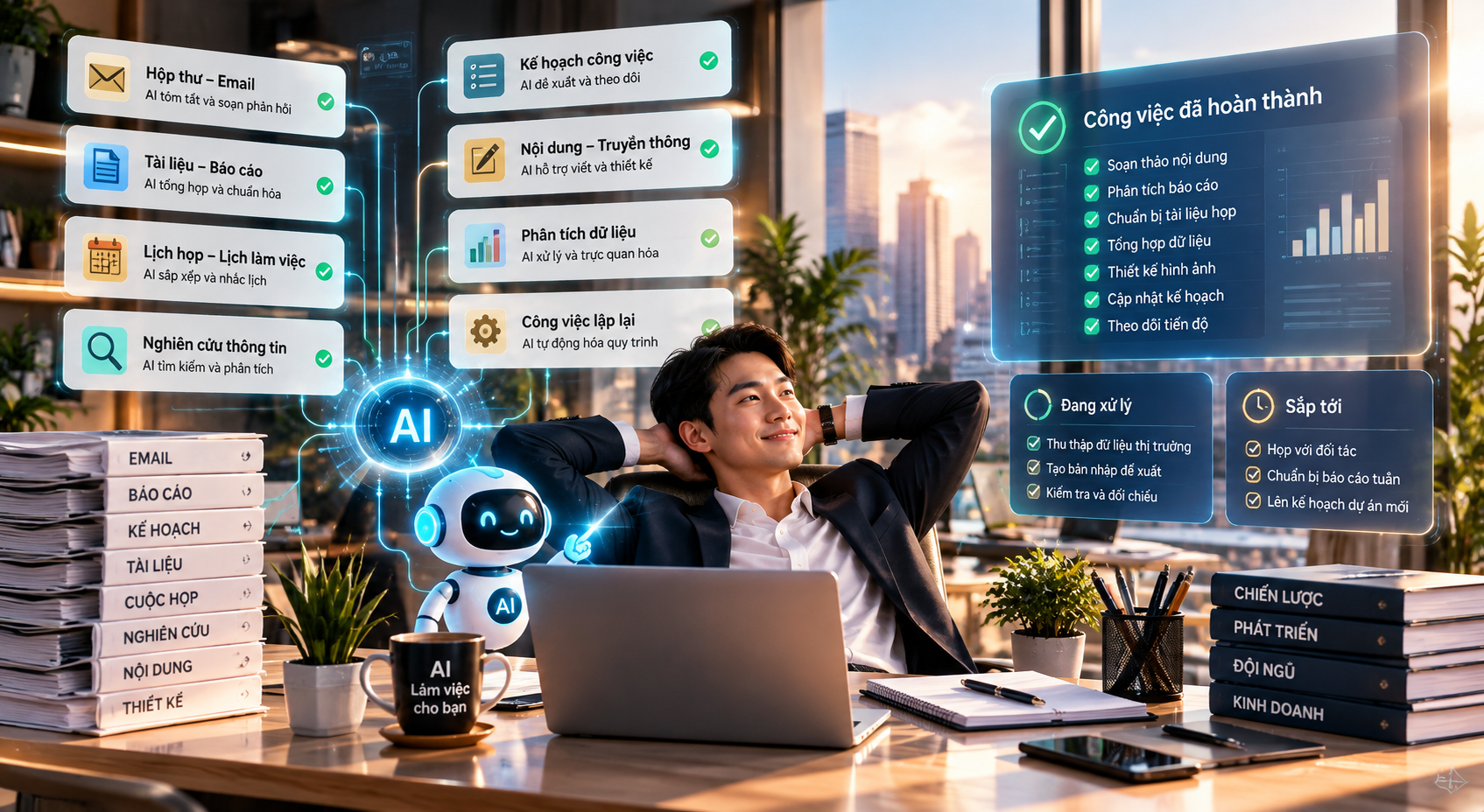 Đào tạo AI – Đội ngũ biết giao việc cho AI